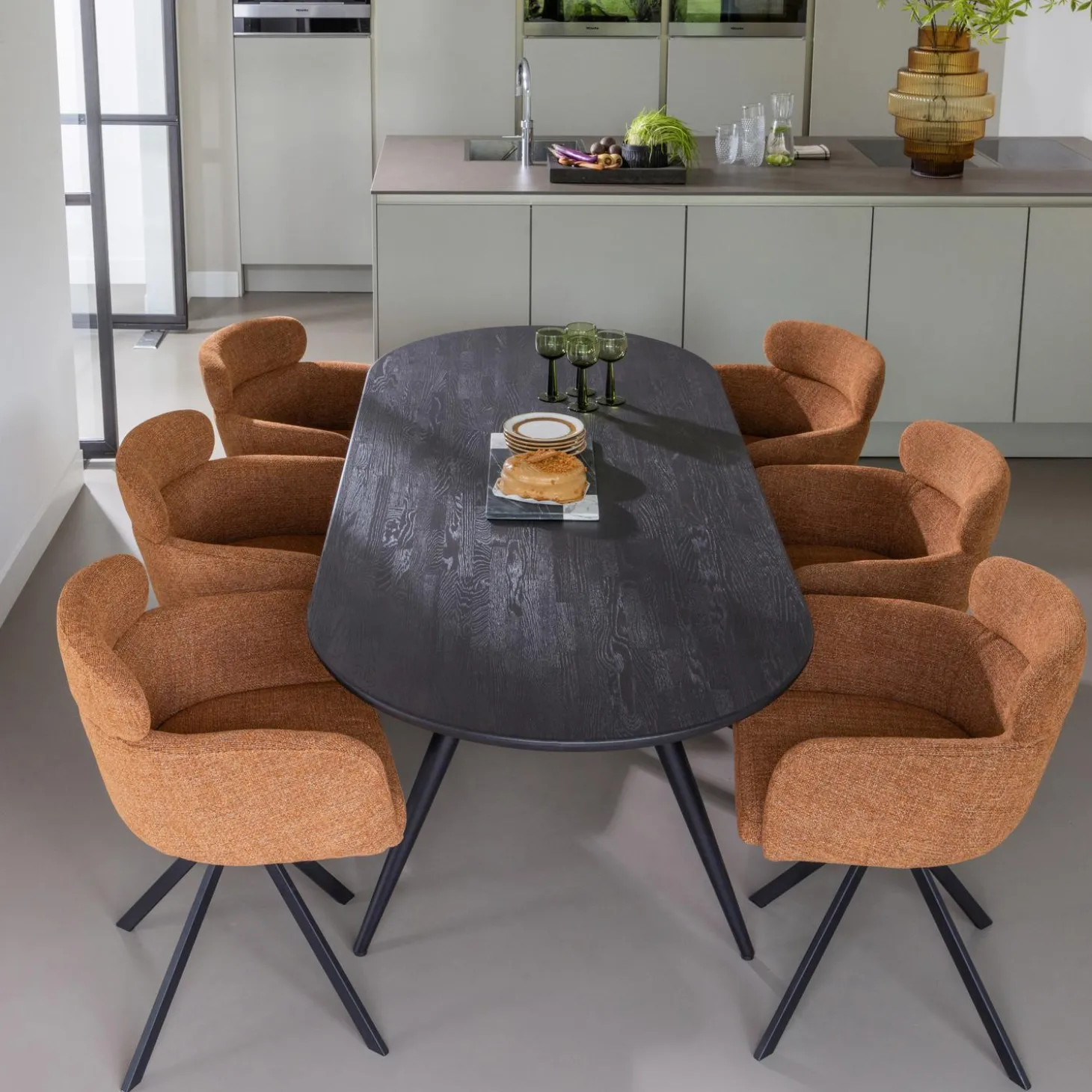 fenne-draaibare-eetkamerstoel-HXTWtKhw-3.webp Fashion WOOOD Fenne Draaibare Eetkamerstoel Geweven Stof Ginger