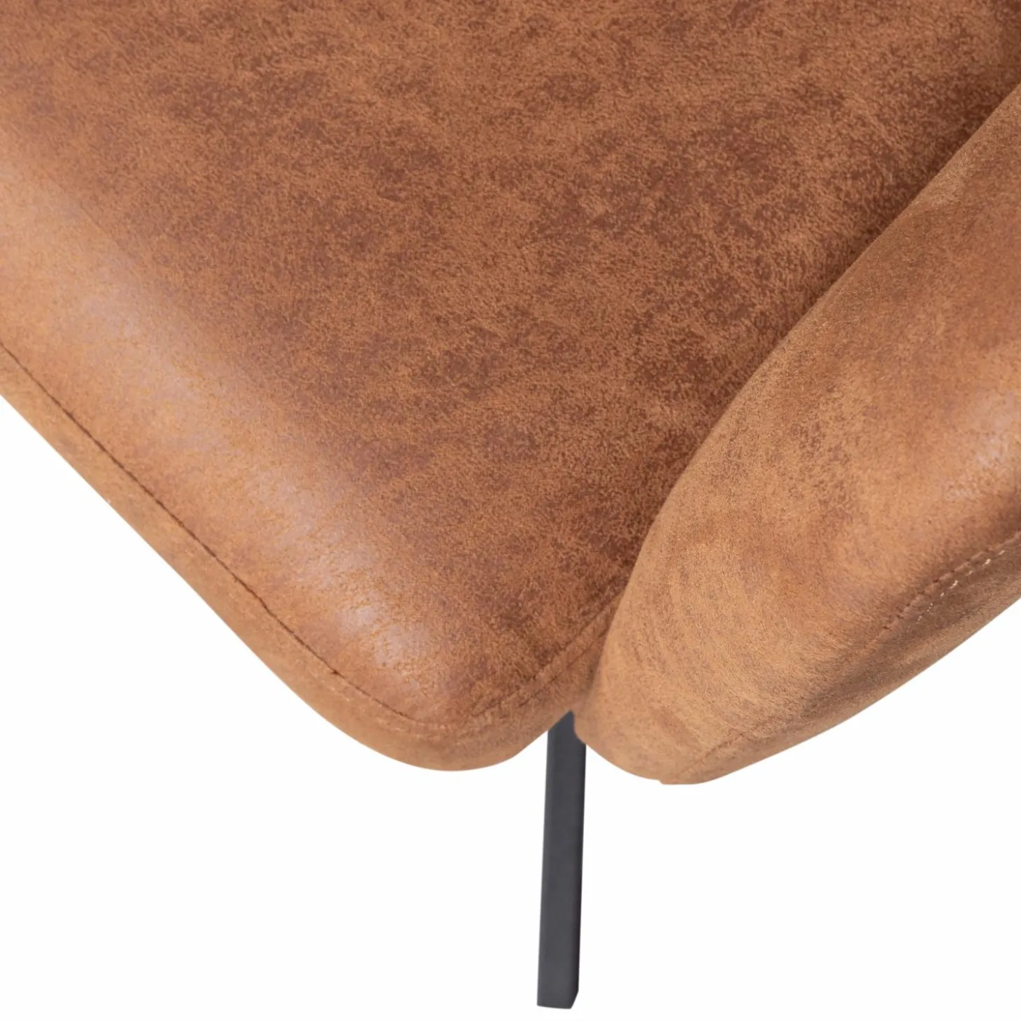 fenne-draaibare-eetkamerstoel-IIdopqMj-7.webp Online WOOOD Fenne Draaibare Eetkamerstoel Leerlook Cognac