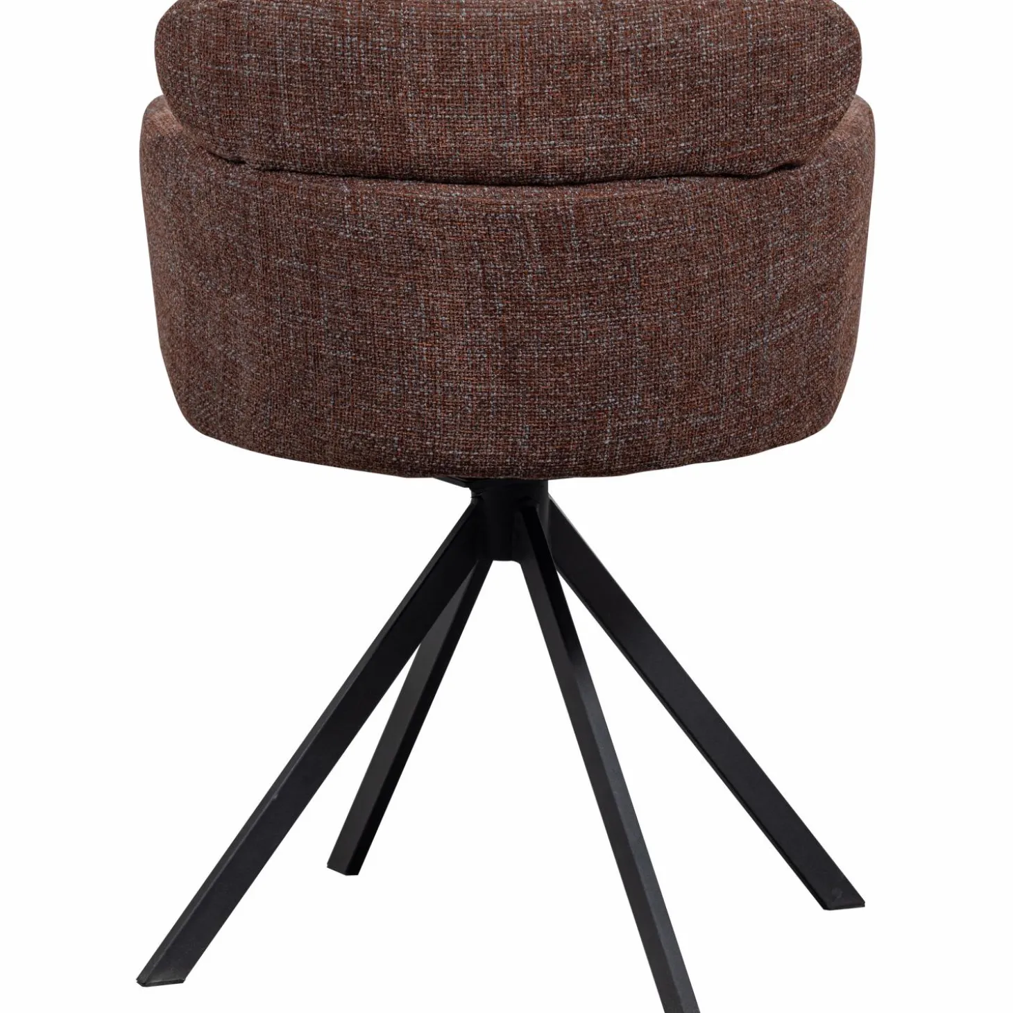 fenne-draaibare-eetkamerstoel-OGIqCJNa-5.webp Sale WOOOD Fenne Draaibare Eetkamerstoel Geweven Stof Kastanje Kastanjebruin