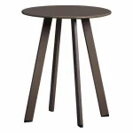 Best WOOOD Fer Tuin Bijzettafel ø40cm Metaal Donkerbruin
