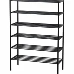 Fashion WOOOD Ferro Schoenenrek Stapel Van 3 Metaal Zwart