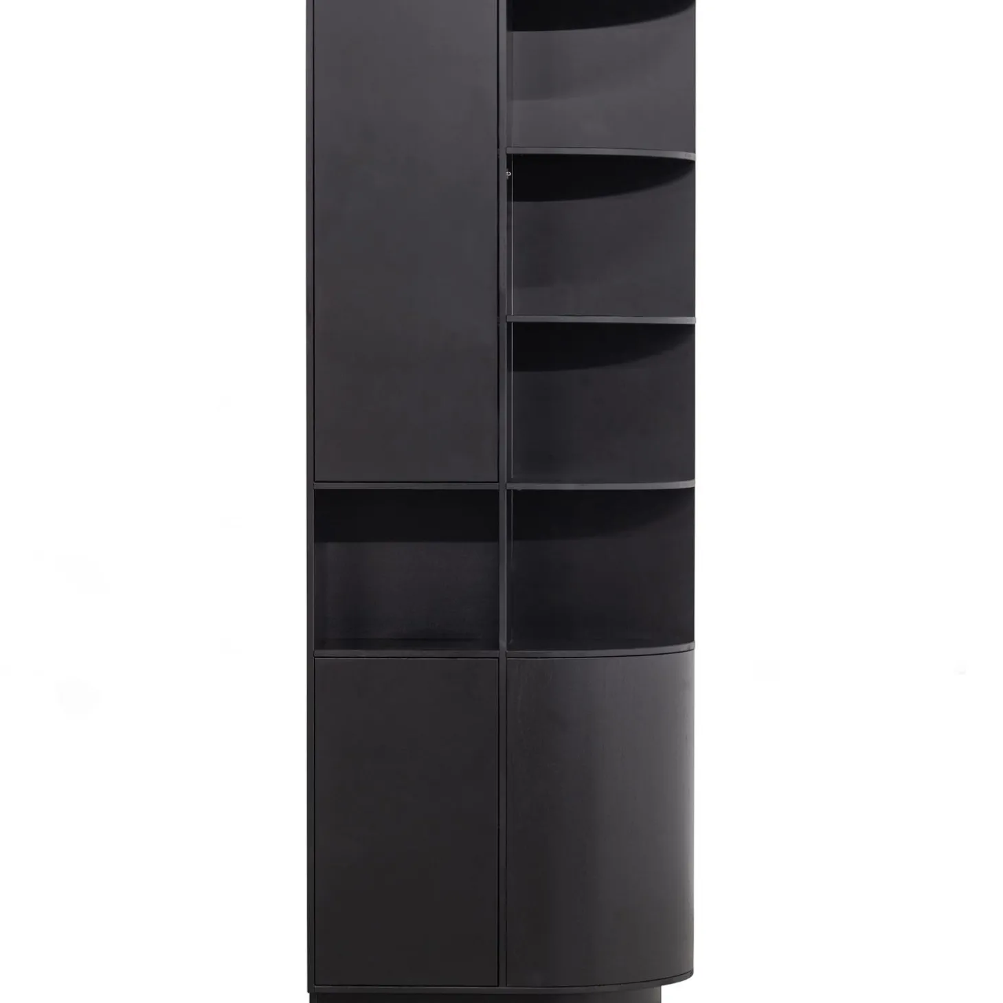 finca-opbergkast-rond-rechts-7-AjzGruwl-1.webp Hot WOOOD Finca Opbergkast Rond Rechts 78 Cm Grenen Diepzwart