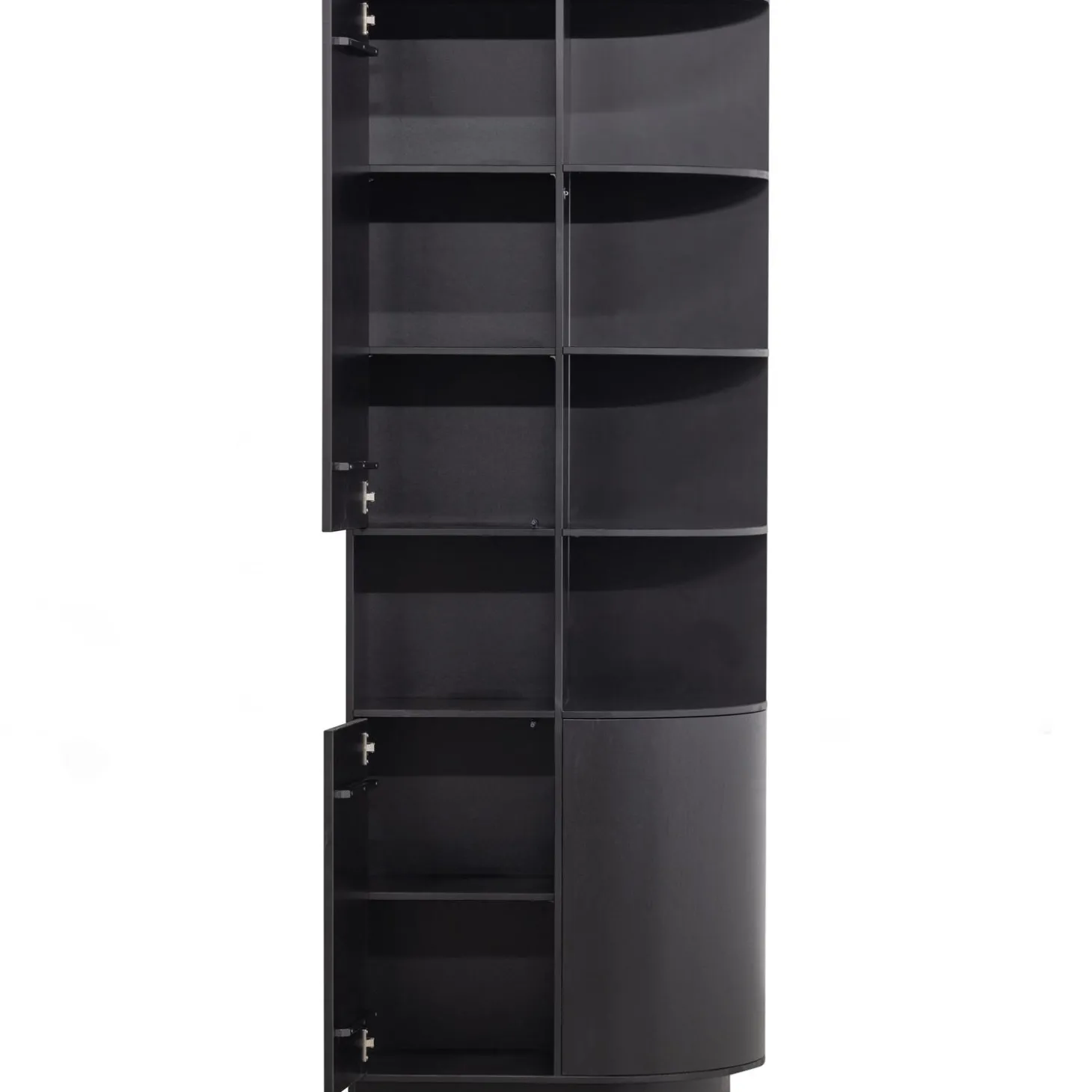 finca-opbergkast-rond-rechts-7-AjzGruwl-4.webp Hot WOOOD Finca Opbergkast Rond Rechts 78 Cm Grenen Diepzwart