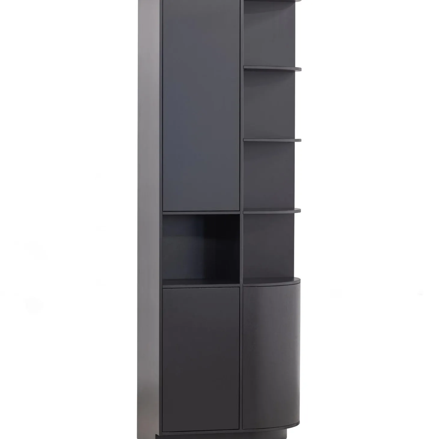 finca-opbergkast-rond-rechts-7-AjzGruwl-7.webp Hot WOOOD Finca Opbergkast Rond Rechts 78 Cm Grenen Diepzwart