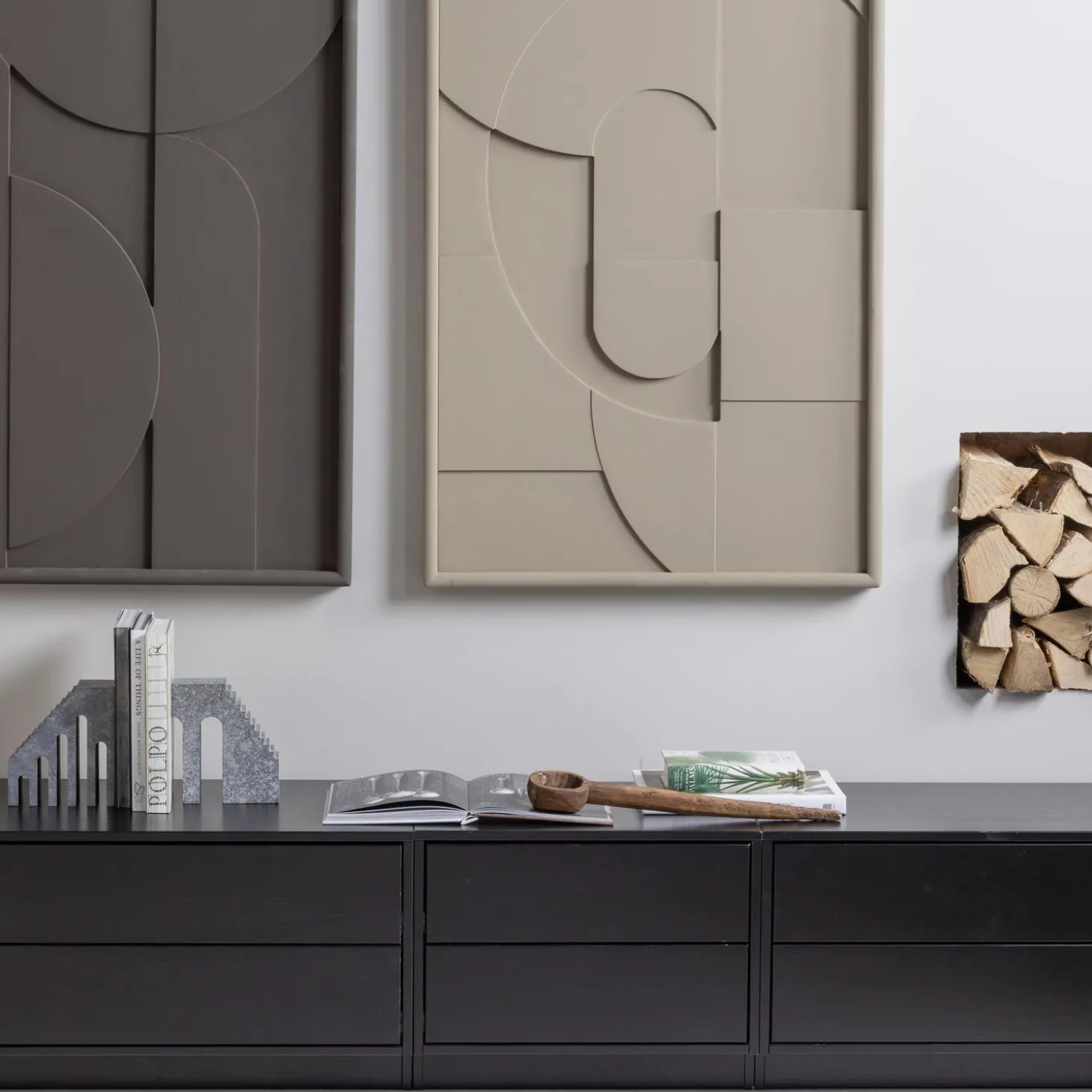 finca-tv-meubel-100-cm-grenen-qfDInEBt-2.webp Sale WOOOD Finca Tv Meubel 100 Cm Grenen Diepzwart