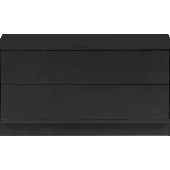 Hot WOOOD Finca Tv Meubel 75 Cm Grenen Diepzwart