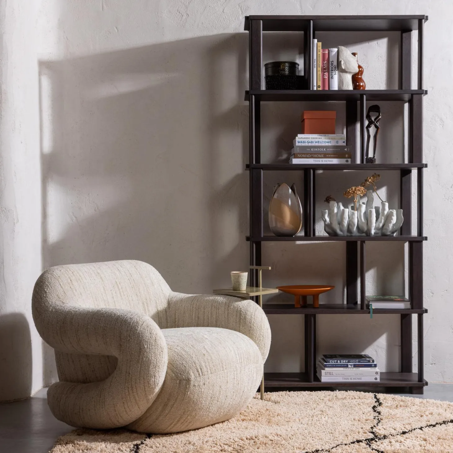 folke-fauteuil-chenille-nature-HIUOrENt-3.webp Sale WOOOD Folke Fauteuil Chenille Naturel Melange