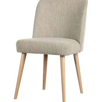 Fashion WOOOD Force Eetkamerstoel Bouclé Naturel