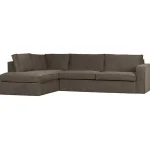 Best WOOOD Freddie Hoekbank Links Bruin