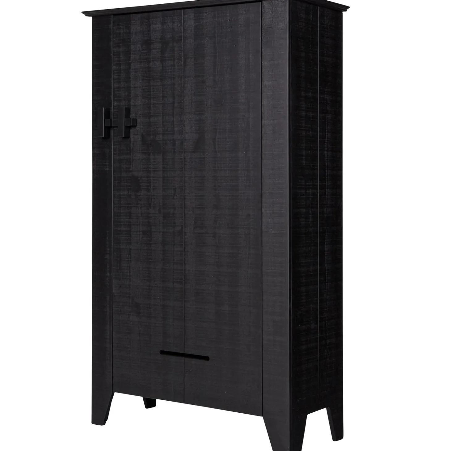 gijs-boerenkast-bezaagd-grenen-LIoSBjKO-0.webp Sale WOOOD Gijs Boerenkast Bezaagd Grenen Zwart