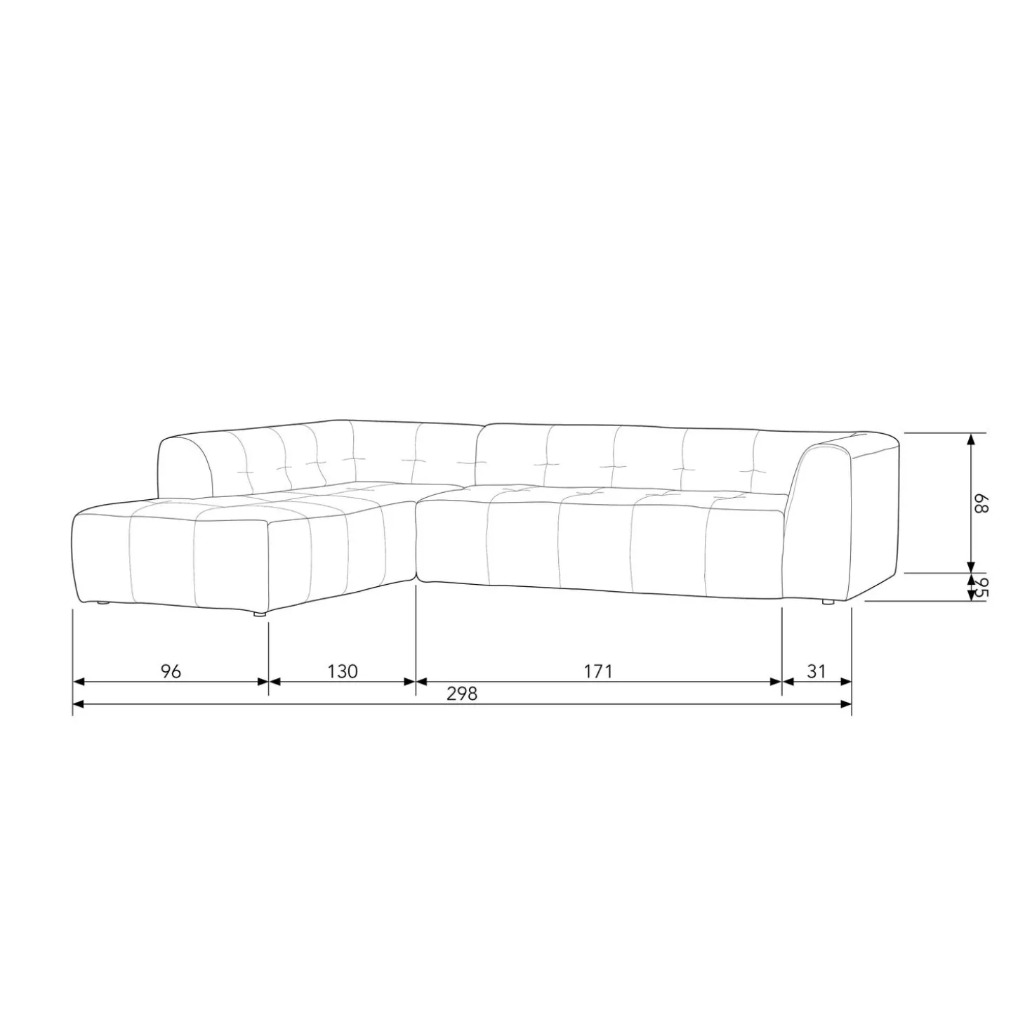 grid-hoekbank-links-geweven-st-FwnqogdI-2.webp Hot WOOOD Grid Hoekbank Links Geweven Stof Donkergrijs