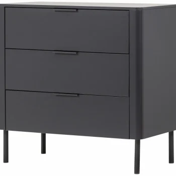 Hot WOOOD Gunnar Ladekast Grenen Matzwart