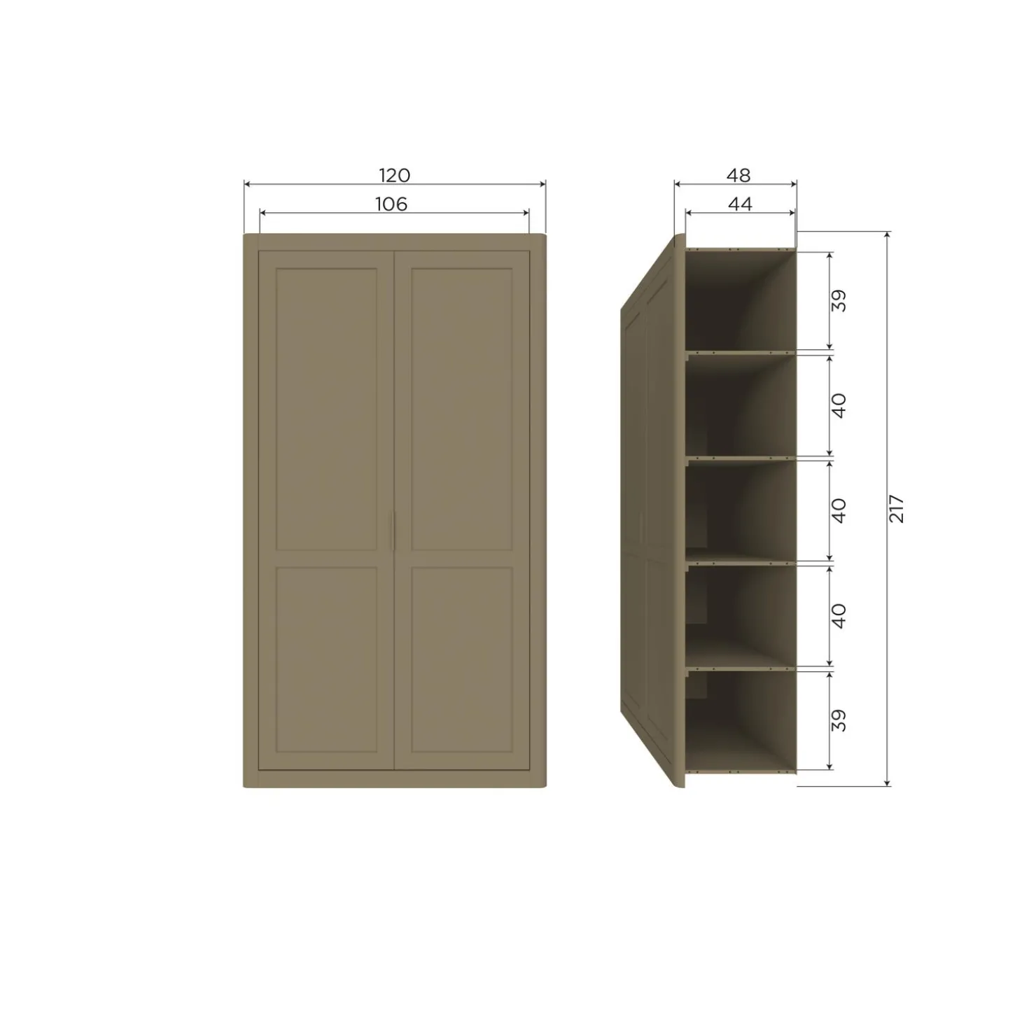 gunnar-opbergkast-grenen-mud-yExuWmob-7.webp Outlet WOOOD Gunnar Opbergkast Grenen Mud