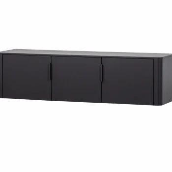 Clearance WOOOD Gunnar Tv Meubel 154 Cm Grenen Matzwart