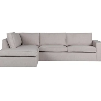 Discount WOOOD Hajo Hoekbank Links Bouclé Naturel