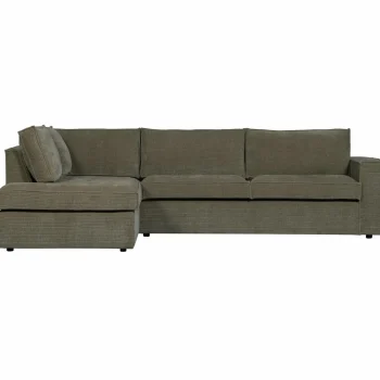 Discount WOOOD Hajo Hoekbank Links Ribstof Forest