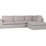 Online WOOOD Hajo Hoekbank Rechts Bouclé Naturel