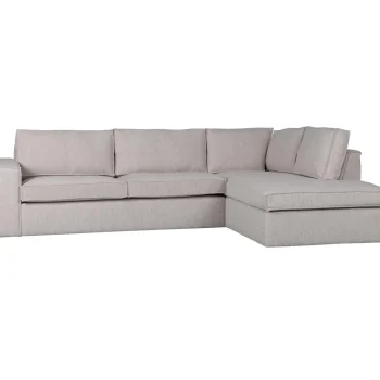 Online WOOOD Hajo Hoekbank Rechts Bouclé Naturel