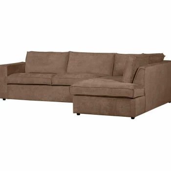 Clearance WOOOD Hajo Hoekbank Rechts Chenille Mud