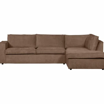 Clearance WOOOD Hajo Hoekbank Rechts Chenille Mud