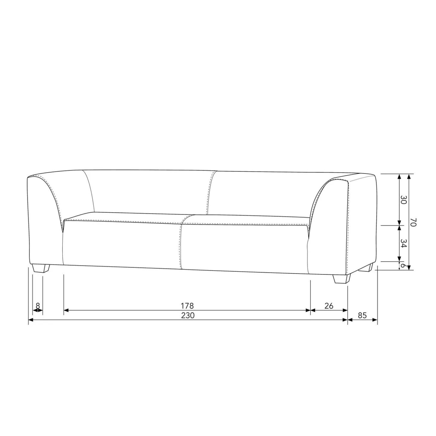 hollandia-3-zits-tuinbank-outd-xVqgsazn-6.webp Online WOOOD Hollandia 3-zits Tuinbank Outdoor Carbon Grijs