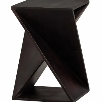 New WOOOD Ikem Bijzettafel Acacia Donkerbruin