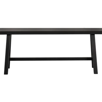 Sale WOOOD Imme Bankje Hout Zwart 110 Cm