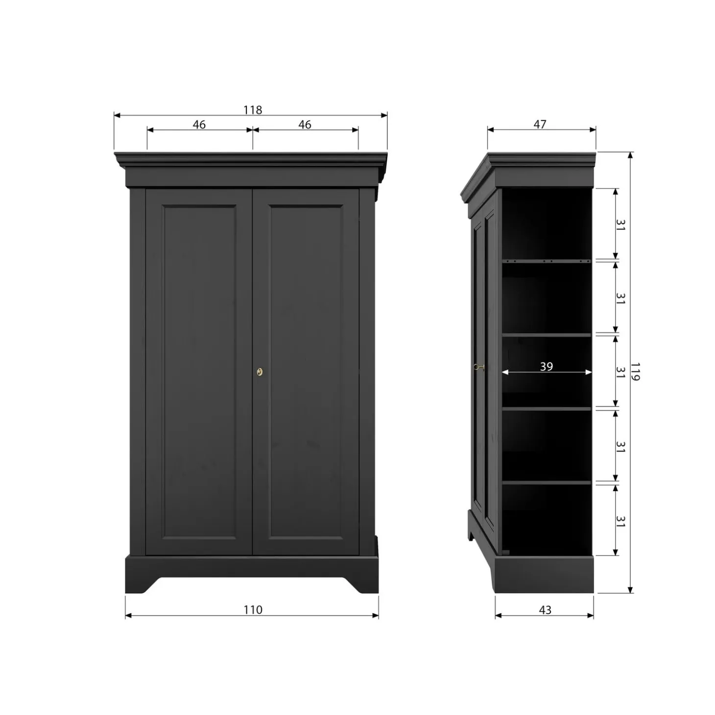 isabel-brocante-kast-grenen-ma-zKitExBj-5.webp Clearance WOOOD Isabel Brocante Kast Grenen Matzwart