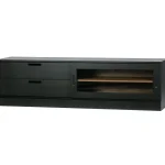 Online WOOOD James Tv Meubel Zwart/walnoot