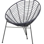 Outlet WOOOD Jane Loungestoel Tuin Inkt