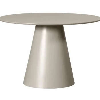 Hot WOOOD Jorre Eettafel ø120 Cm Mdf Antiek Beige