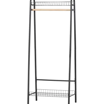 Best WOOOD Jovi Kledingrek Metaal Zwart