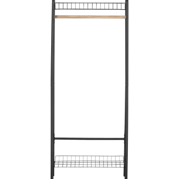 Best WOOOD Jovi Kledingrek Metaal Zwart