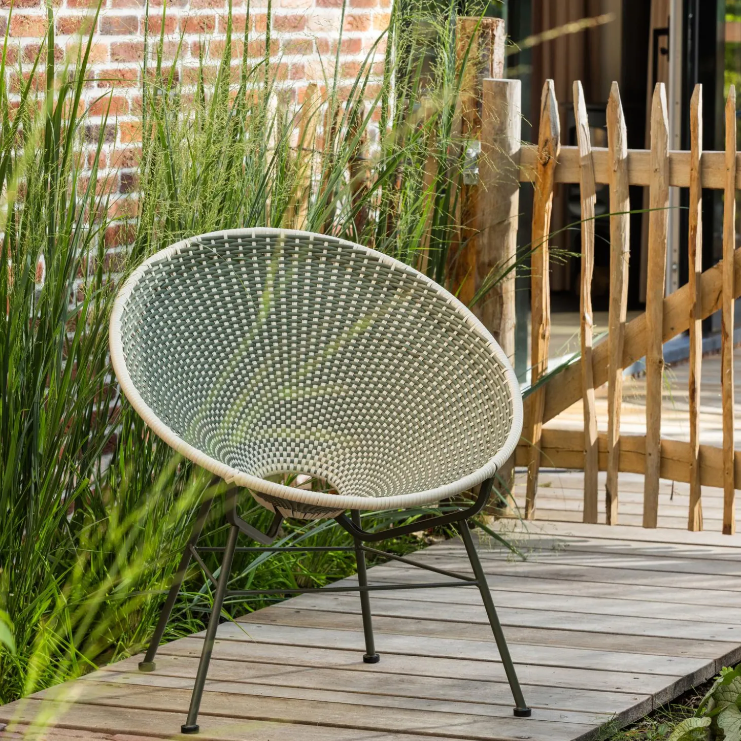 kazoun-tuin-loungestoel-wicker-sWUYGuSR-2.webp Best WOOOD Kazoun Tuin Loungestoel Wicker Groen