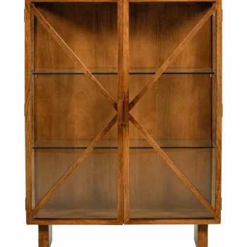 Outlet WOOOD Kella 2-deurs Kast Mango Hout Naturel