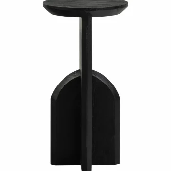 Discount WOOOD Kioni Smalle Bijzettafel Acacia Hout Zwart