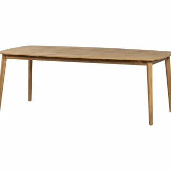 Clearance WOOOD Kris Tuintafel Acacia Hout Naturel 215x90 Cm
