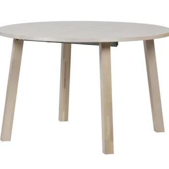 Clearance WOOOD Lange Jan Uitschuifbare Eettafel Rond Eiken Sydney