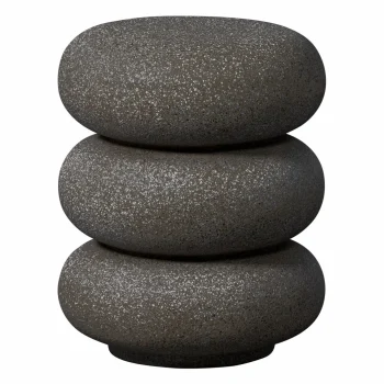 Outlet WOOOD Laurel Bijzettafel Met Spikkels Zwart