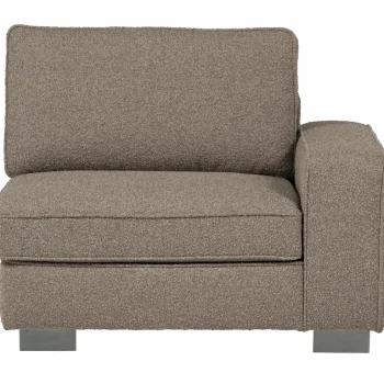 Best WOOOD Lazy 1-zits Element Met Arm Rechts Bouclé Zand