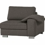 Best WOOOD Lazy 1-zits Element Met Arm Rechts Bouclé Antraciet