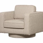 New WOOOD Lazy Draaifauteuil Bouclé Naturel