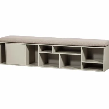 Fashion WOOOD Letterba(n)k XL Bankje Grenen Dust Incl. Zitkussen