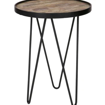 Outlet WOOOD Lev Bijzettafel Hout/metaal