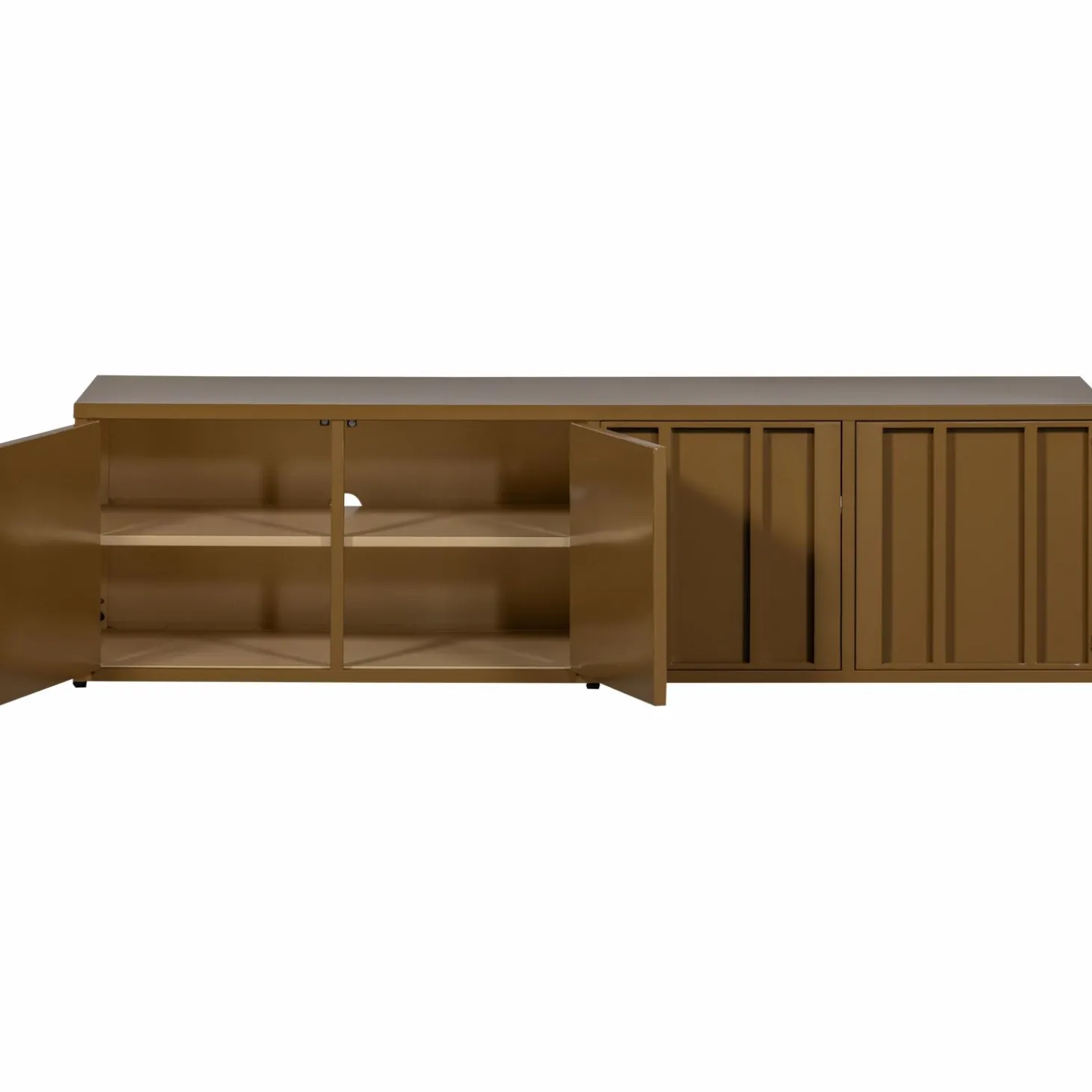 level-tv-meubel-metaal-honingg-pNLvZNVH-4.webp Fashion WOOOD Level Tv Meubel Metaal 44x160 Cm Honinggeel