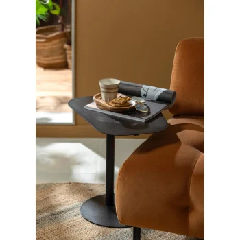 Clearance WOOOD Lia Bijzettafel Metaal Zwart
