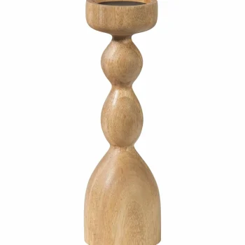 Hot WOOOD Liske Kandelaar Mango Hout Naturel