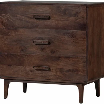 Best WOOOD Liya Ladekast Mango Hout Donkerbruin