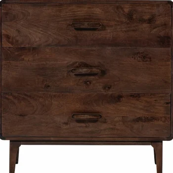 Best WOOOD Liya Ladekast Mango Hout Donkerbruin