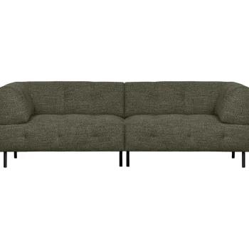 Best WOOOD Lloyd 4-zits Bank Grof Geweven Groen Melange